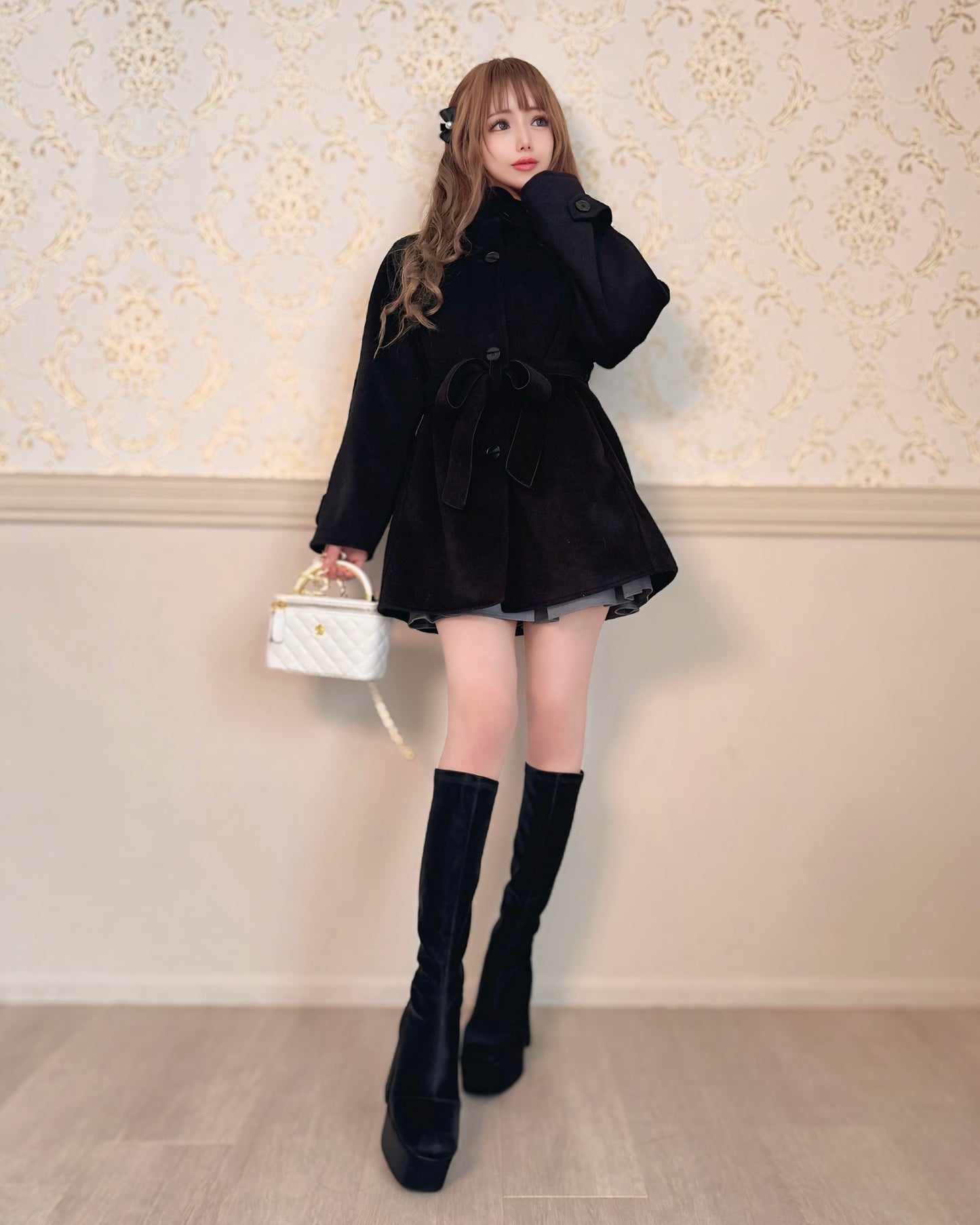 【受注販売】 Charlotte 2wayリボンコート