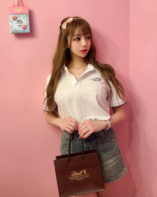Charlotte French Polo（white）