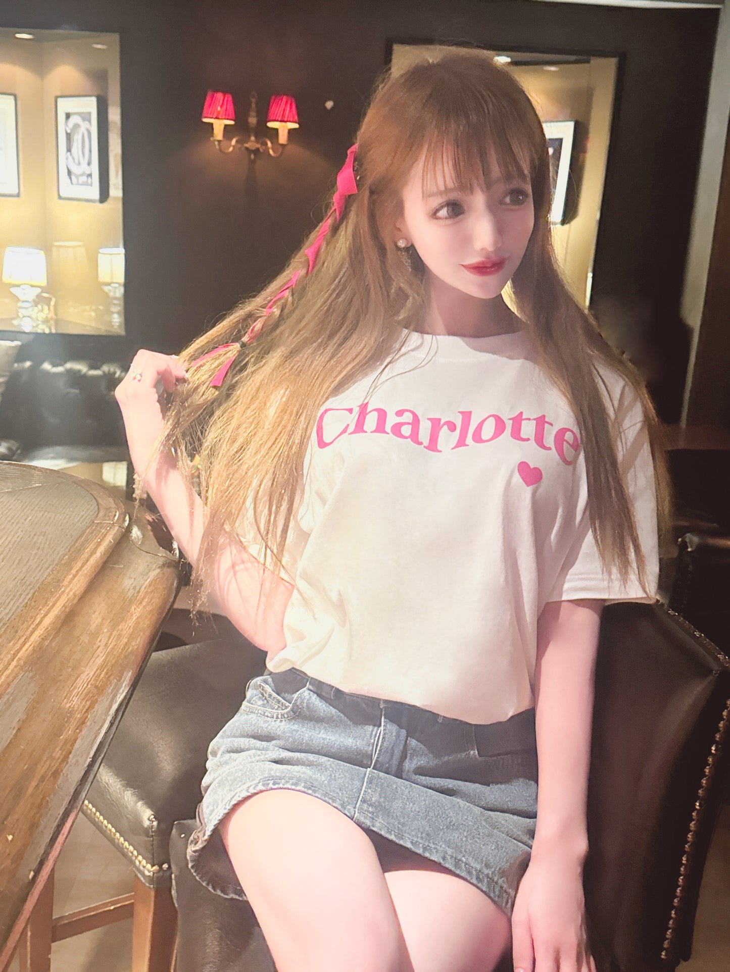 CharlotteロゴTシャツ