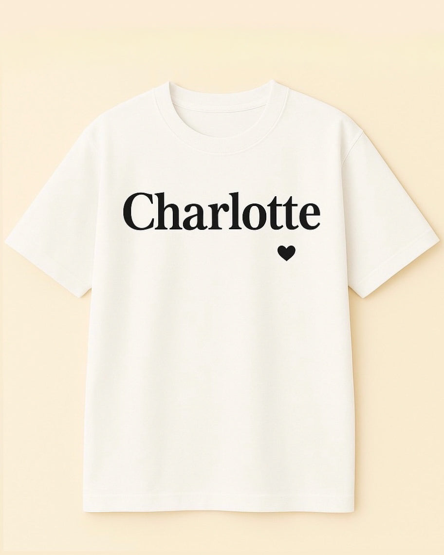 CharlotteロゴTシャツ