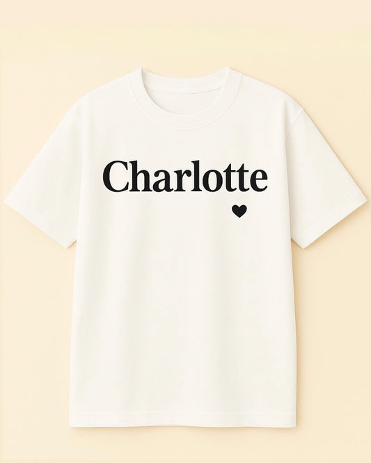 CharlotteロゴTシャツ
