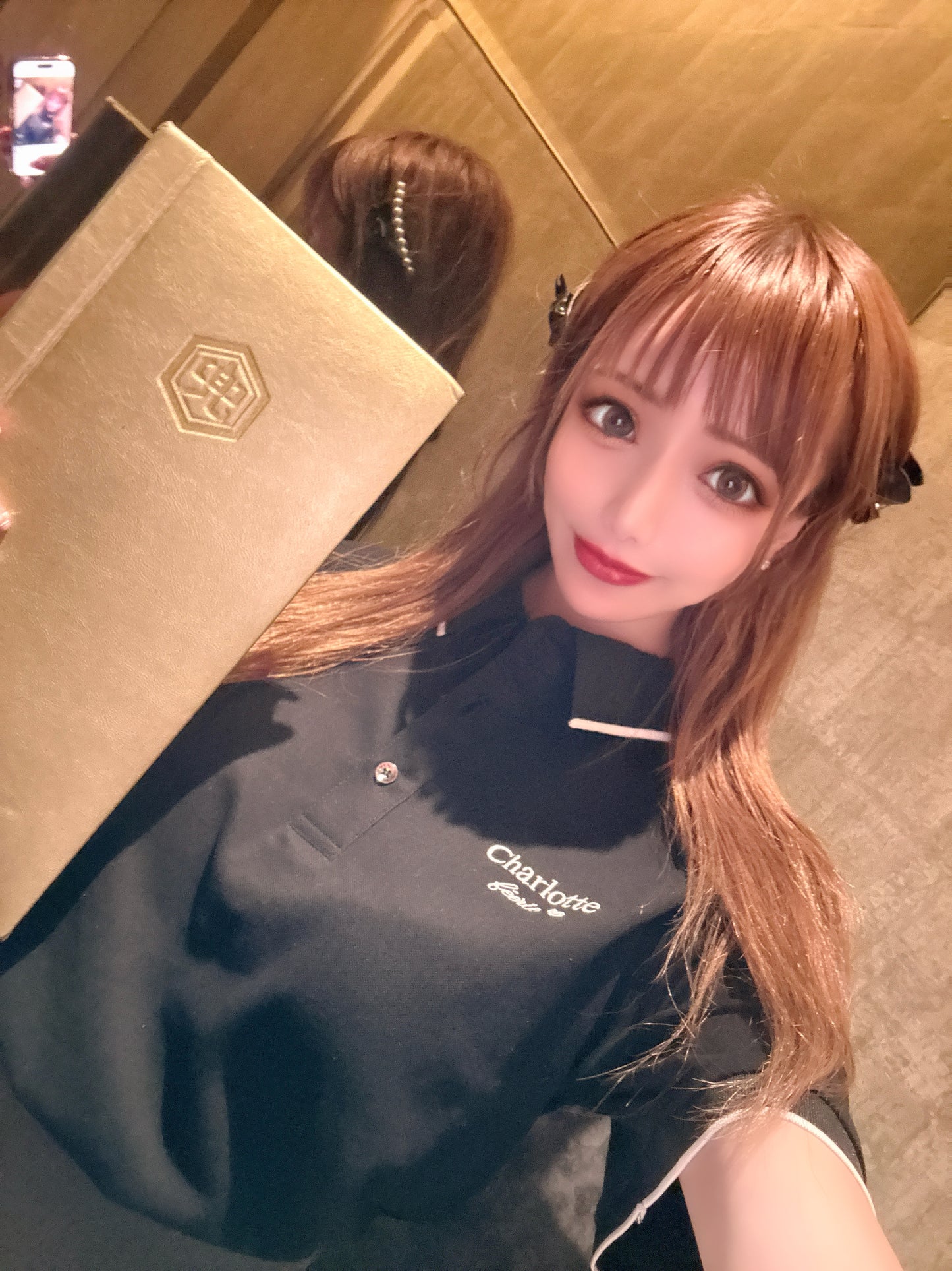 Charlotte French Polo (black)