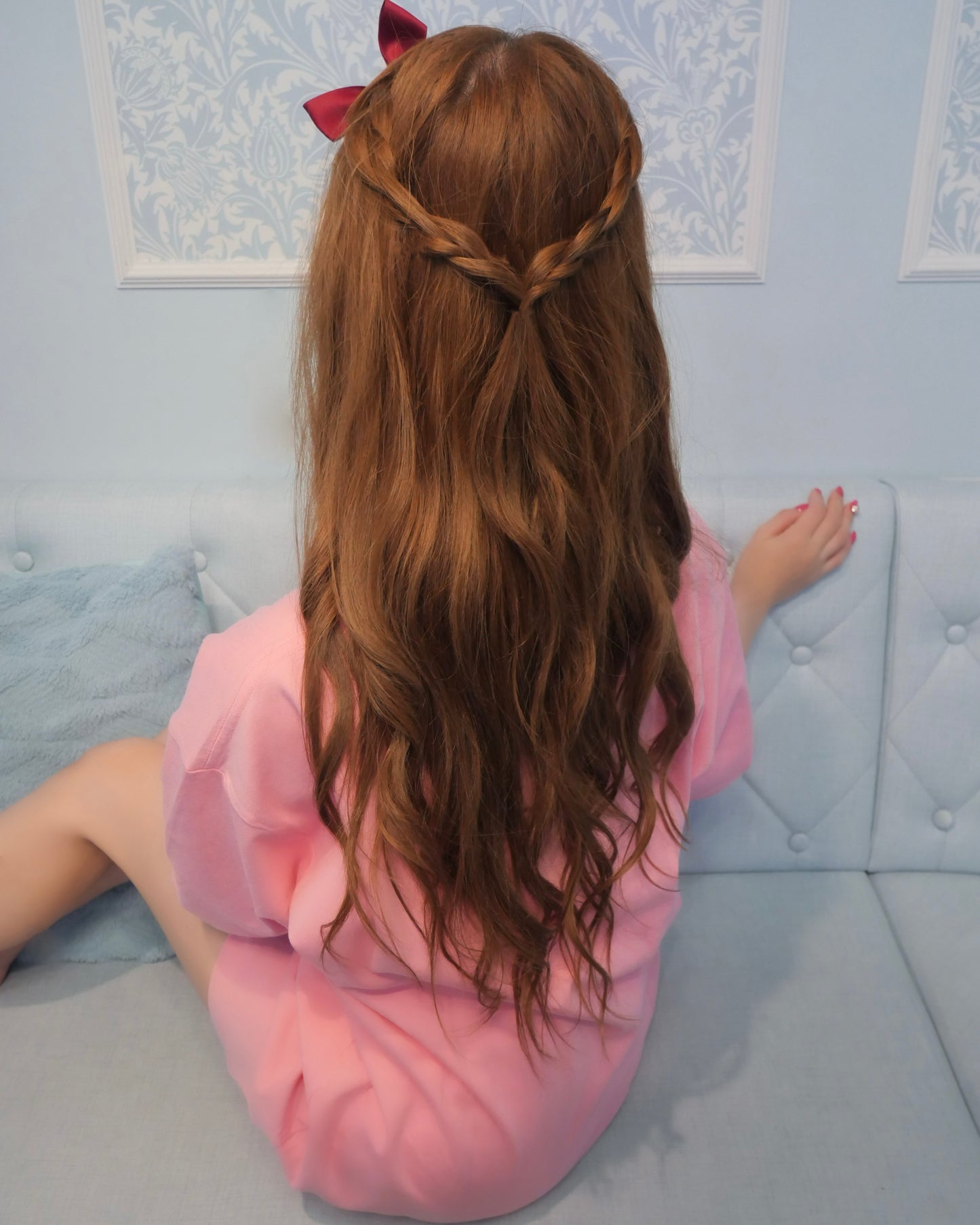 Petiteリボンカチューシャ（red）