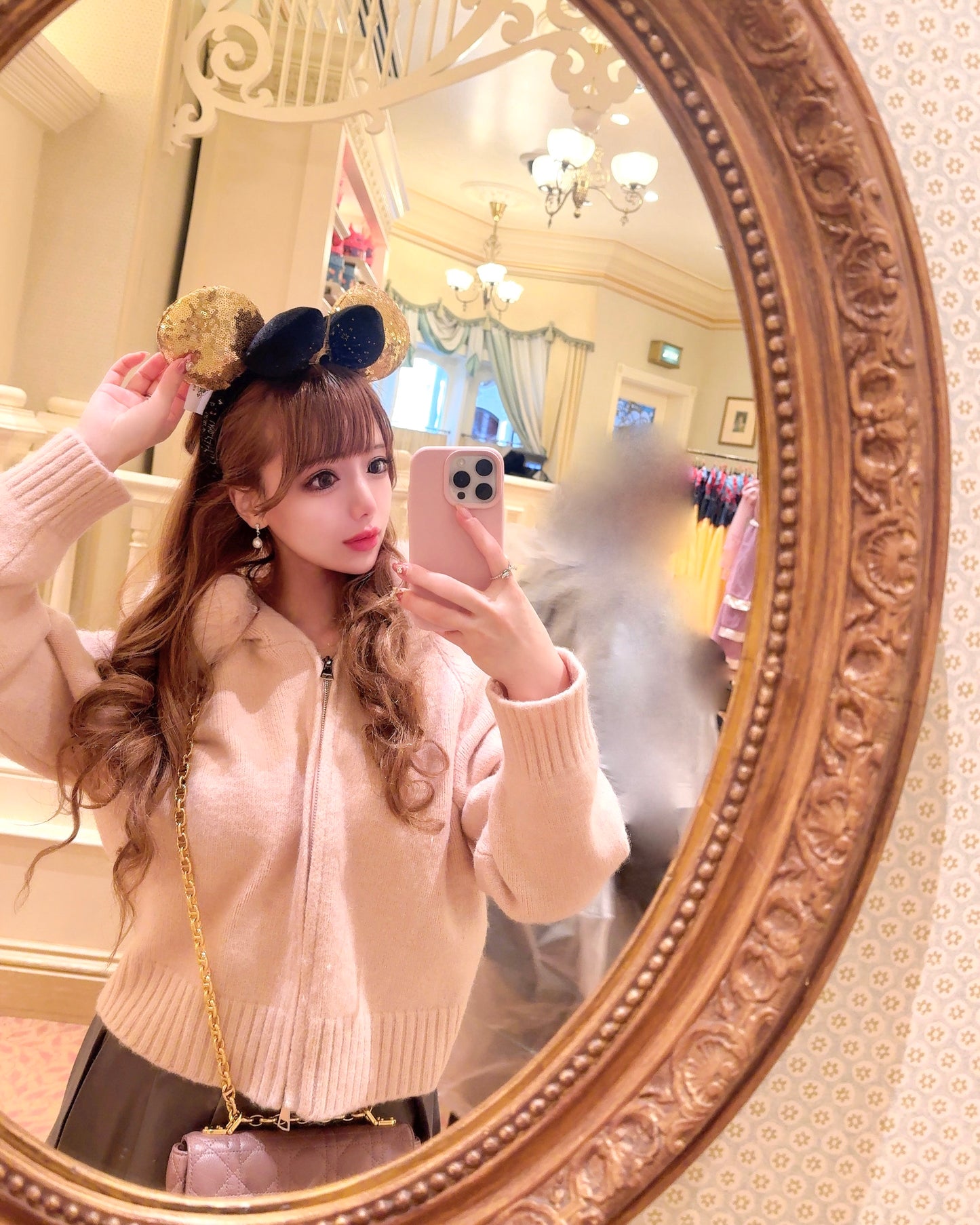 【受注販売】 Charlotte ふわふわファーニットカーディガン　10%OFF