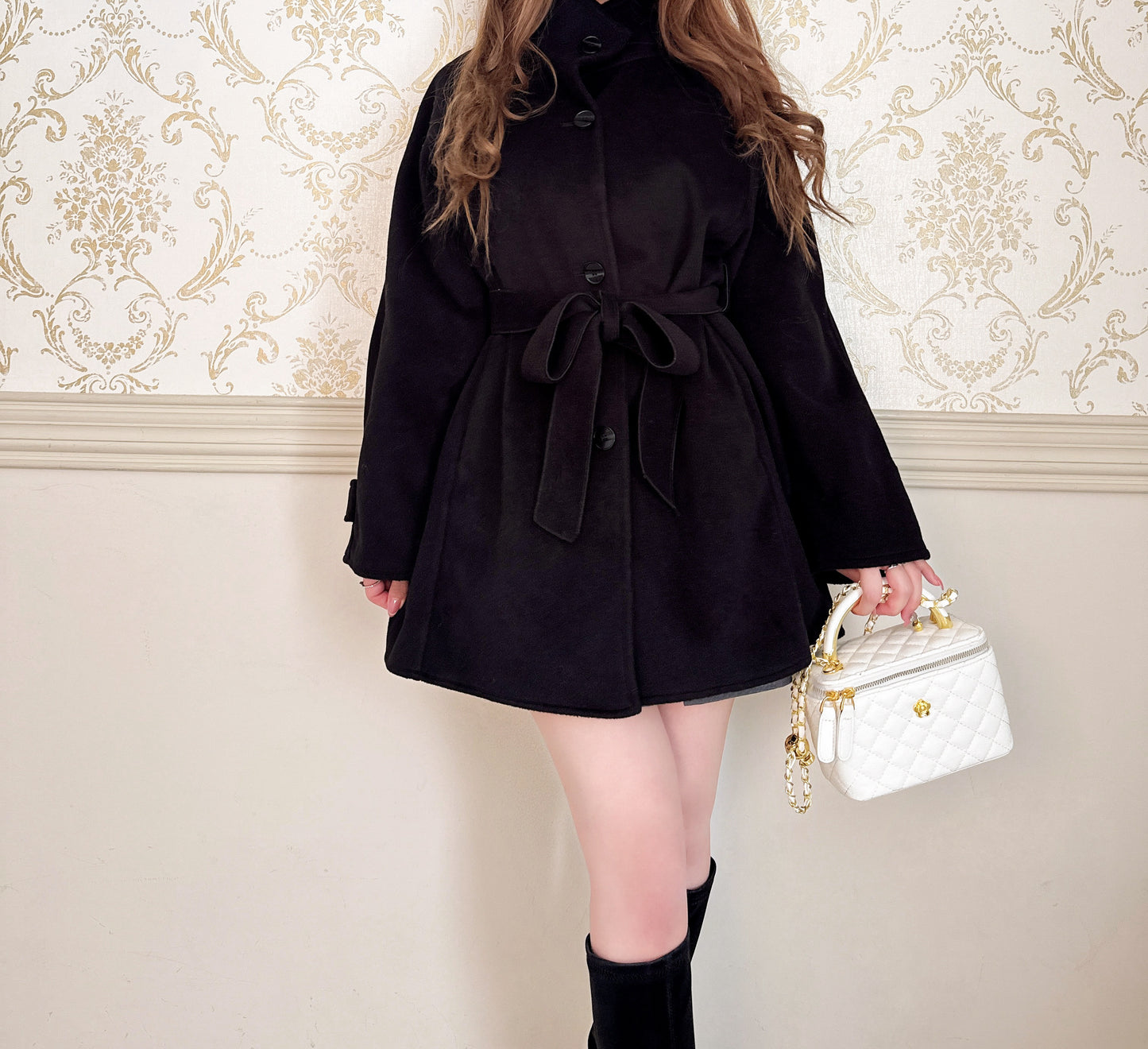 【受注販売】 Charlotte 2wayリボンコート