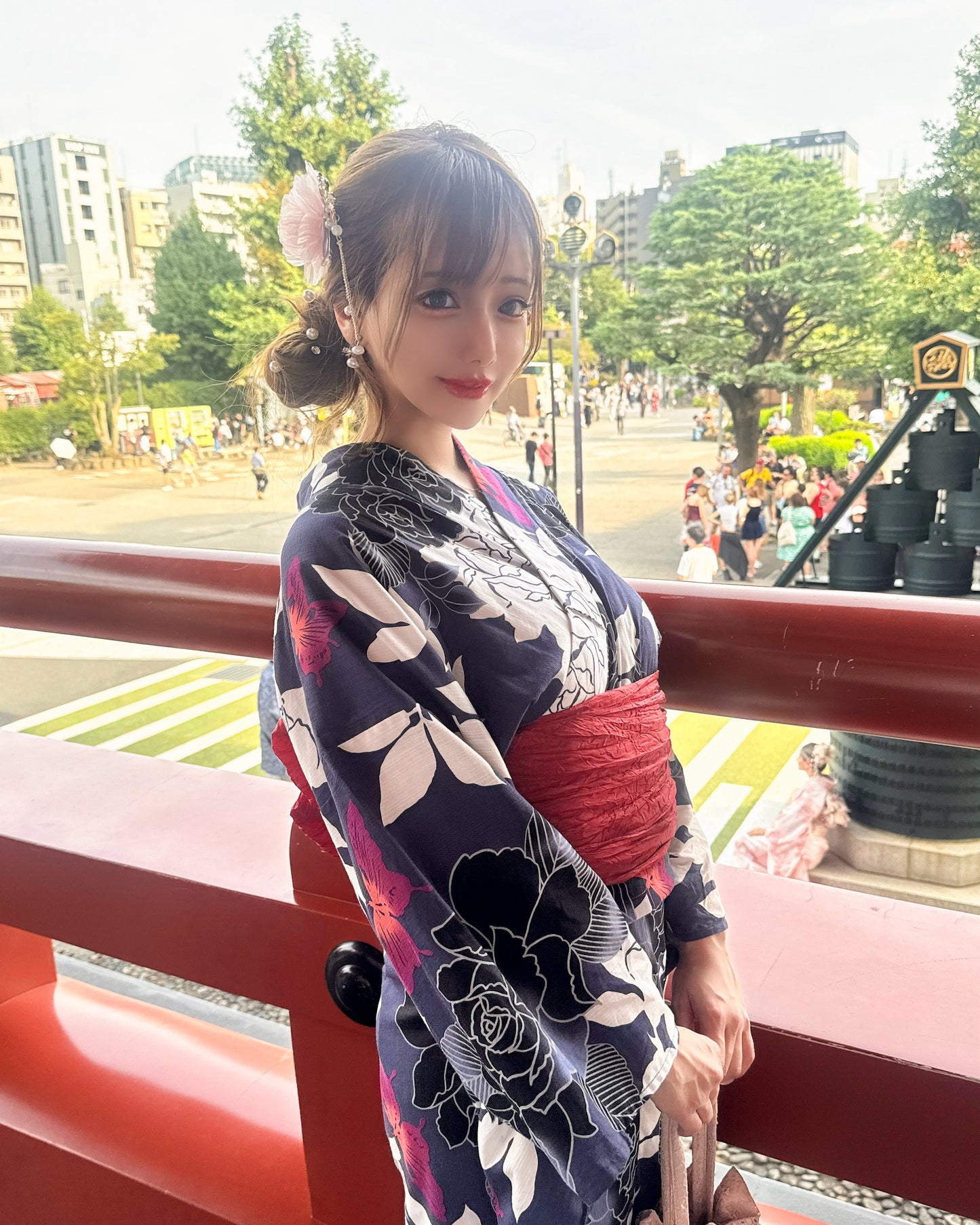 浴衣用ヘアアクセサリー（pink）