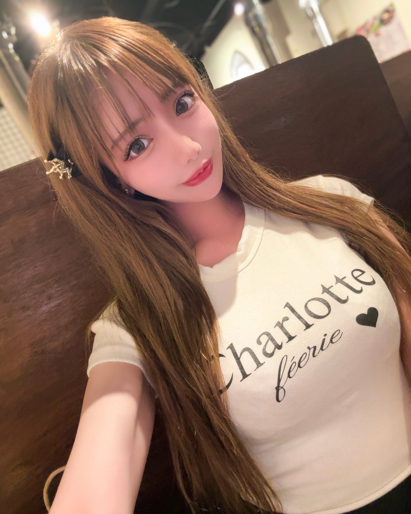 Charlotte ミルクホワイトTシャツ