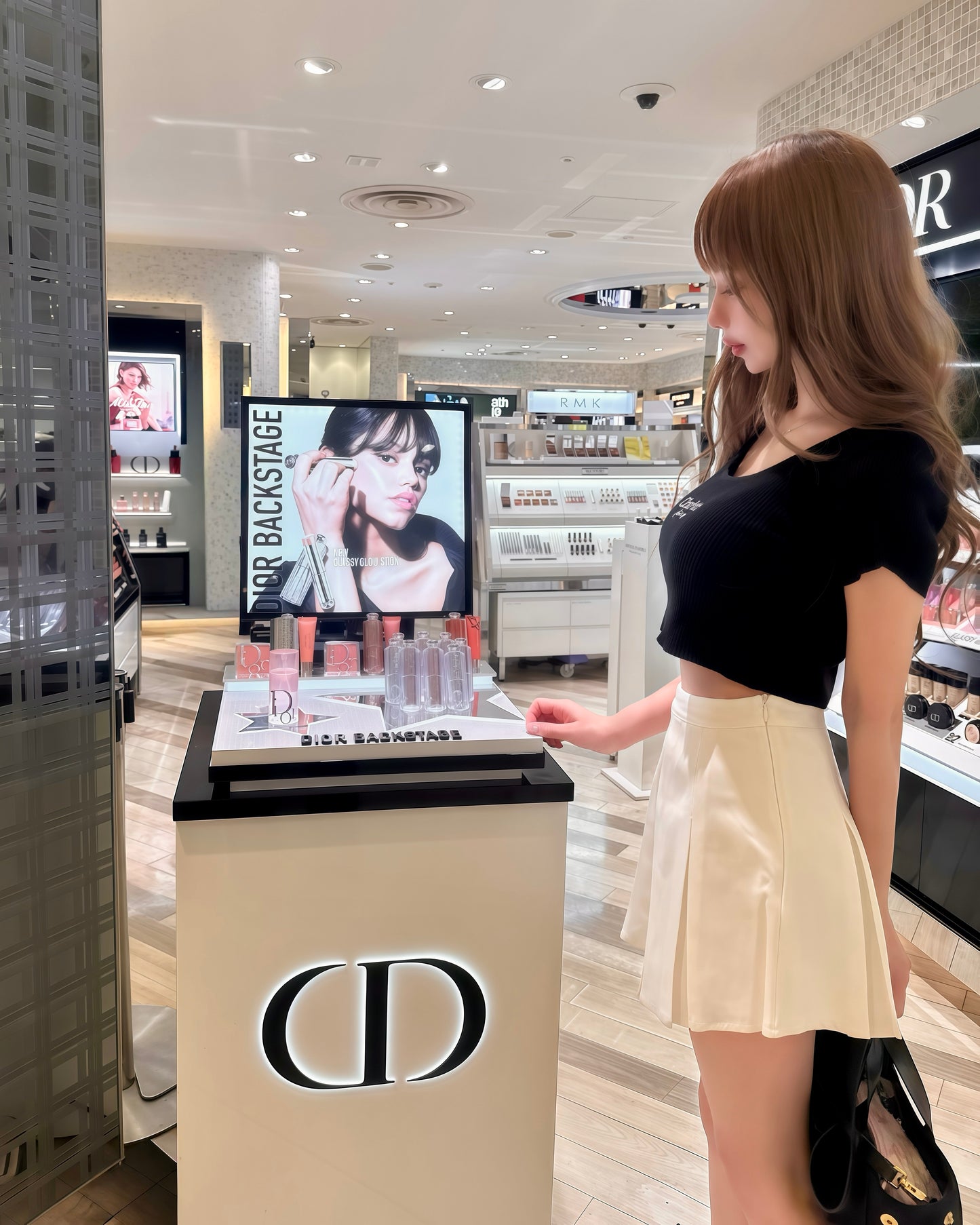 Charlotteリブニット（black）