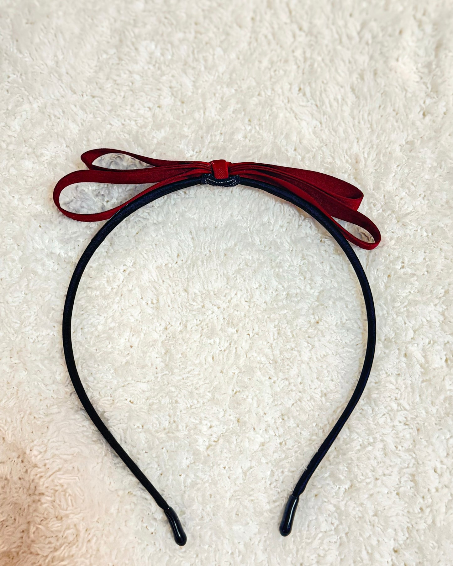 Milieuリボンカチューシャ（red）