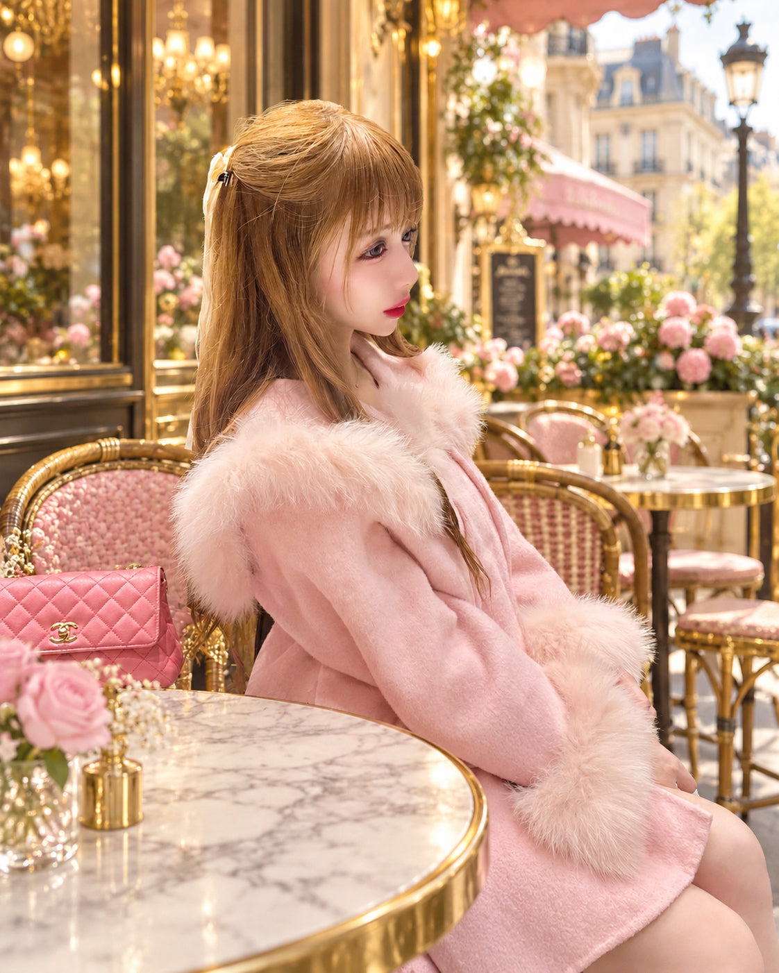 Charlotteロングリボン（Ivory）