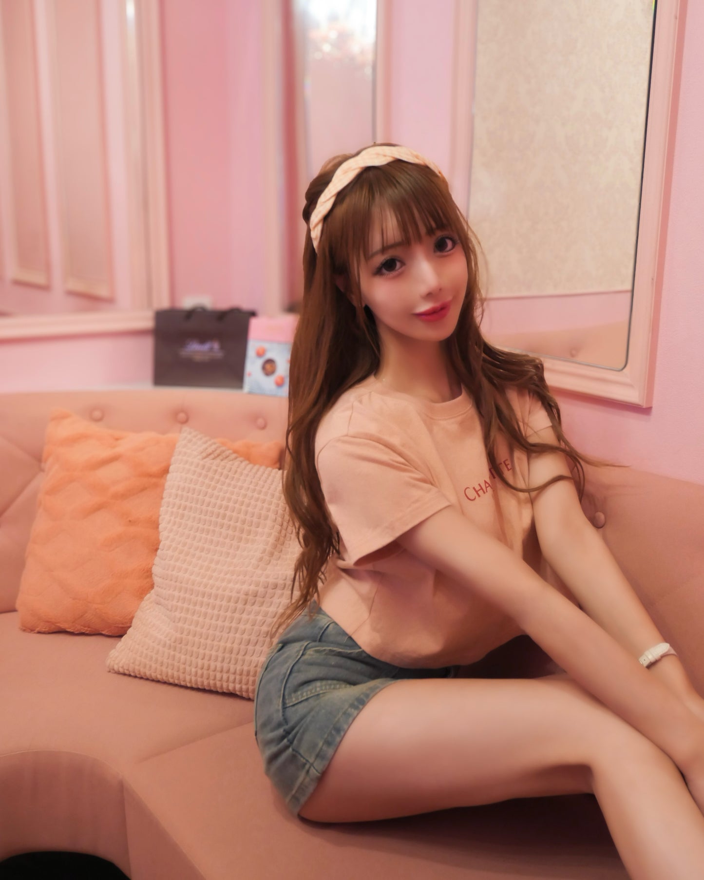 CHARLOTTE Old RoseベビーTシャツ
