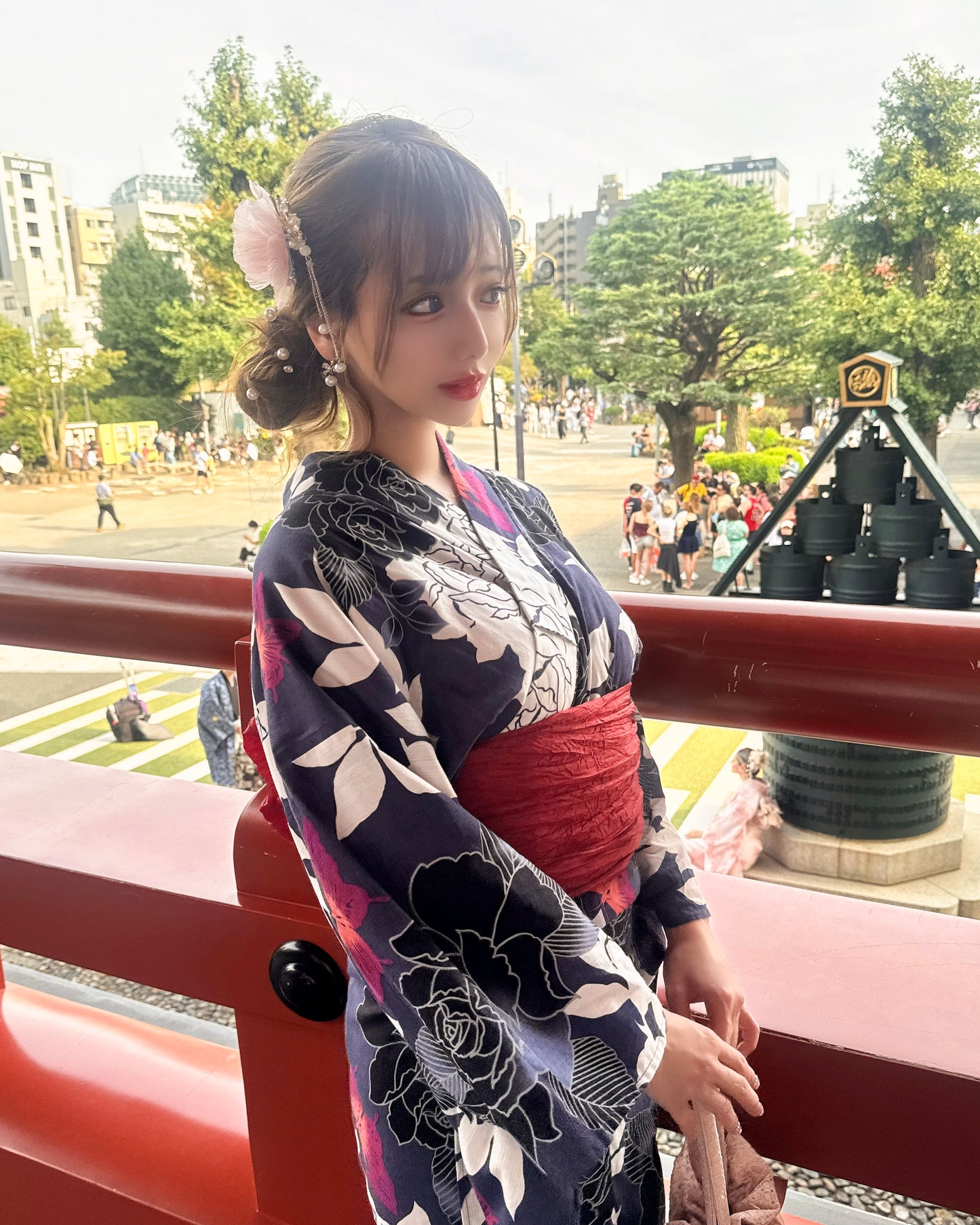 浴衣用ヘアアクセサリー（pink）