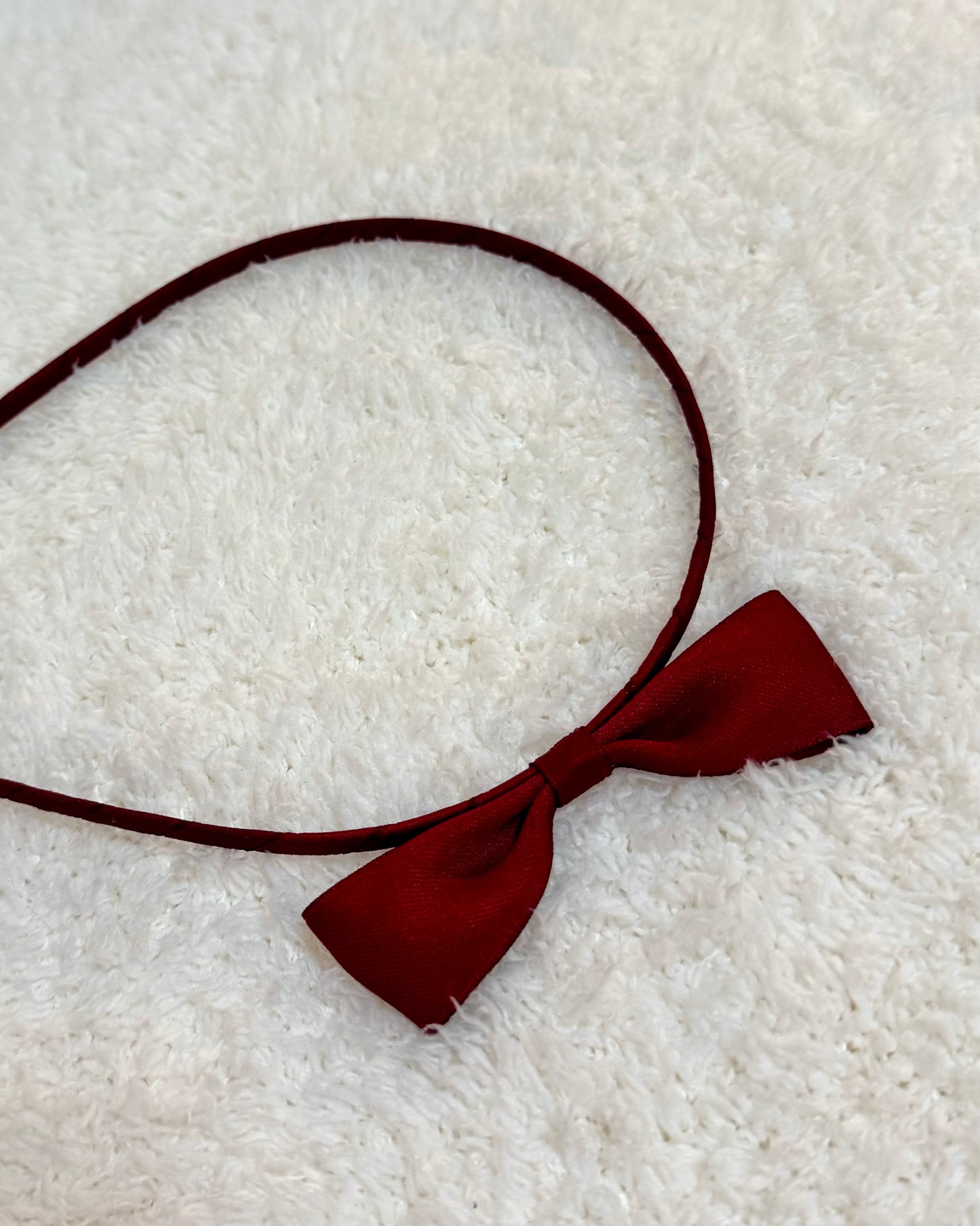 Petiteリボンカチューシャ（red）