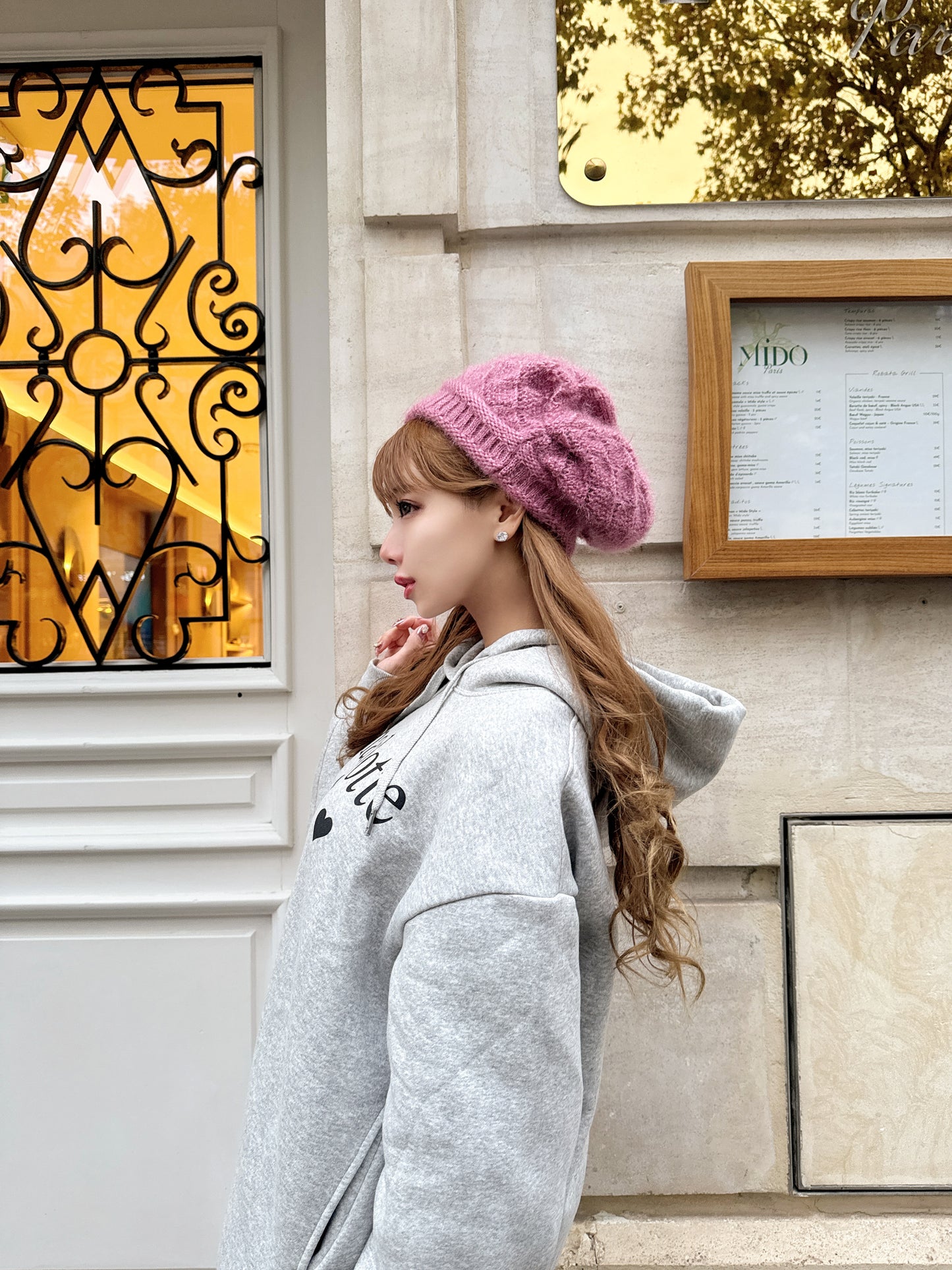 Charlotteロゴパーカー（グレー）　20%OFF