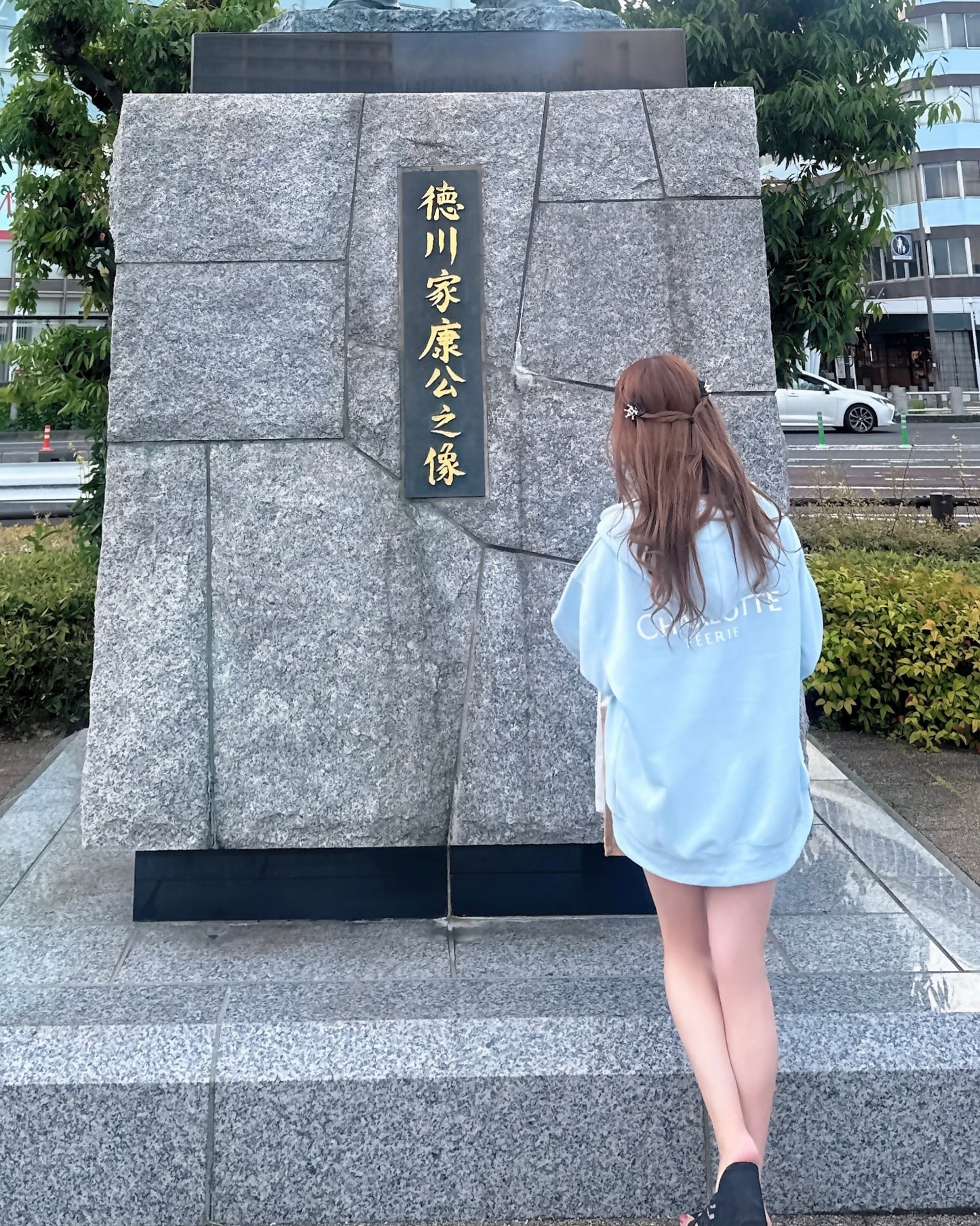 Charlotteジップパーカー（フェアリーブルー）