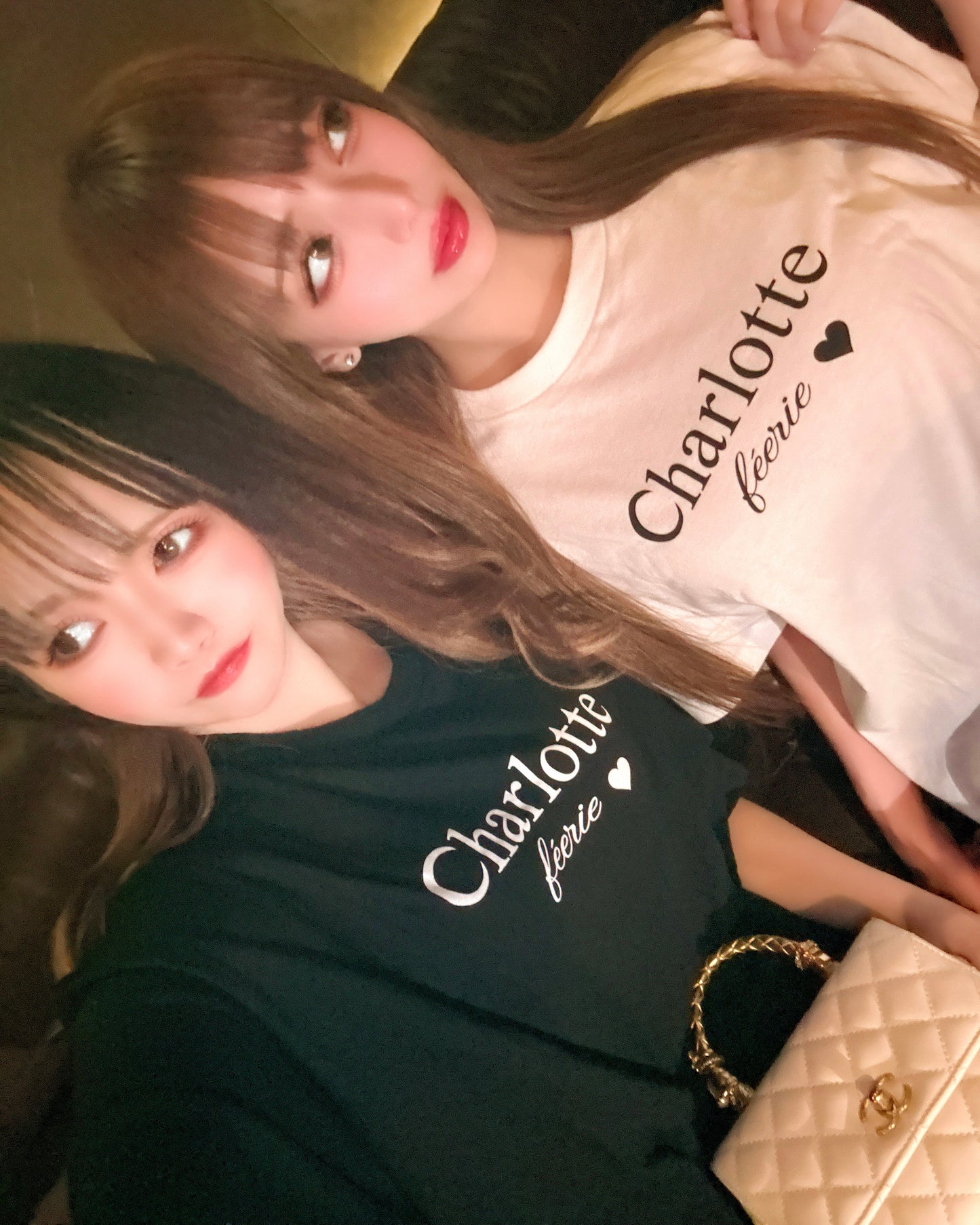 シャルロットTシャツ（ブラック）