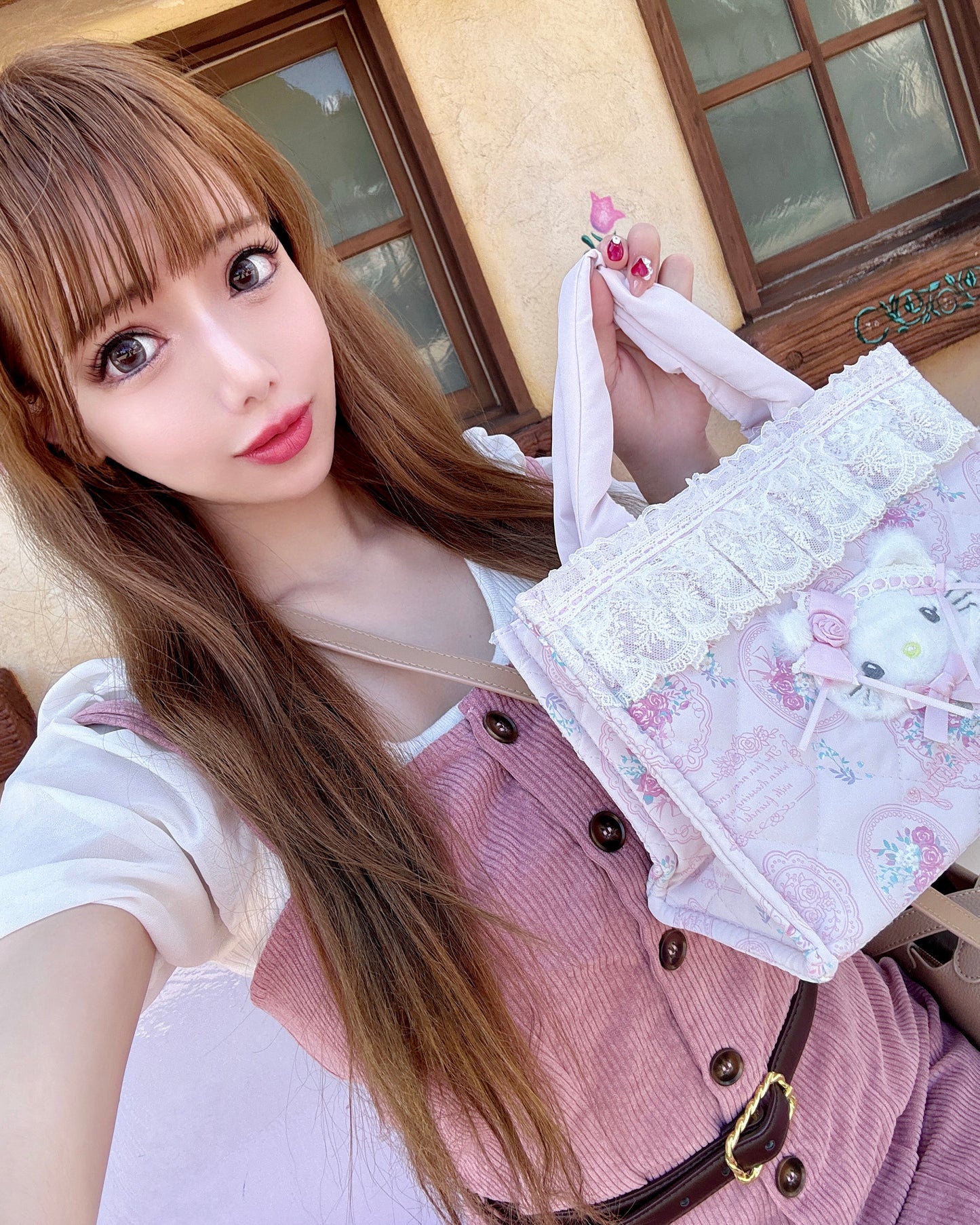 コーデュロイRoseワンピース