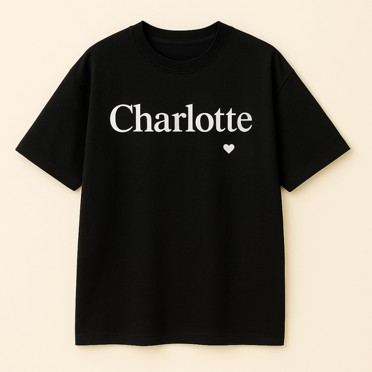 CharlotteロゴTシャツ