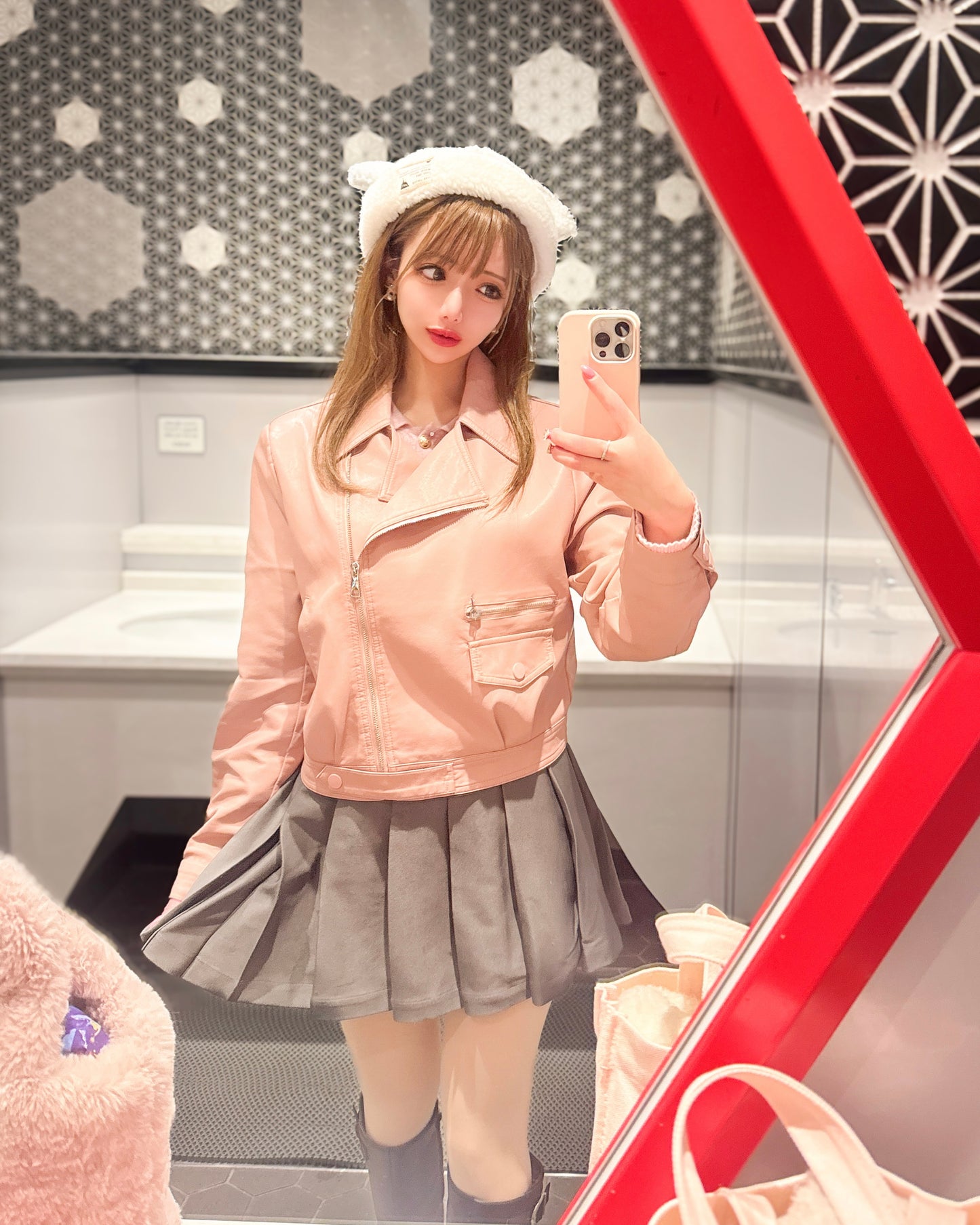 ♡10％OFF♡ Charlotteドールピンク ライダース