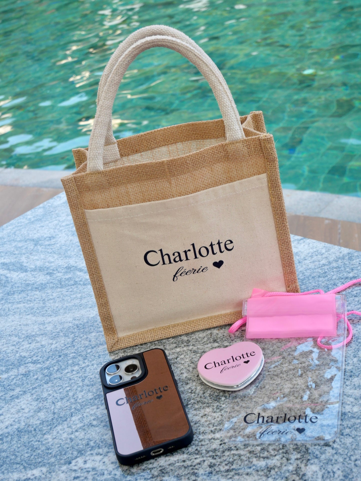 Charlotteハートコンパクトミラー
