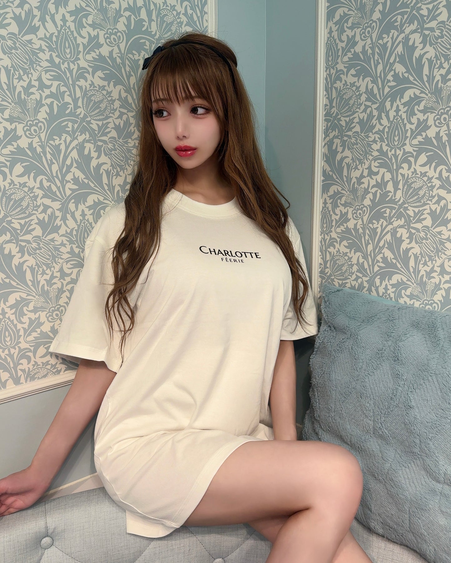 CHARLOTTE ロゴTシャツ（White）