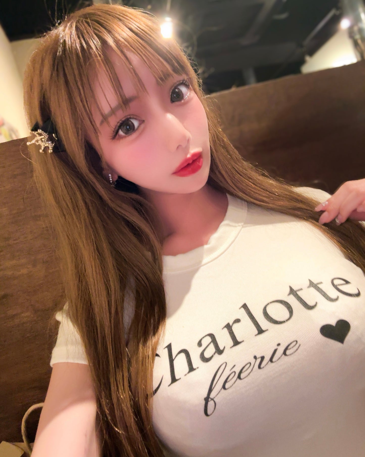 Charlotte ミルクホワイトTシャツ