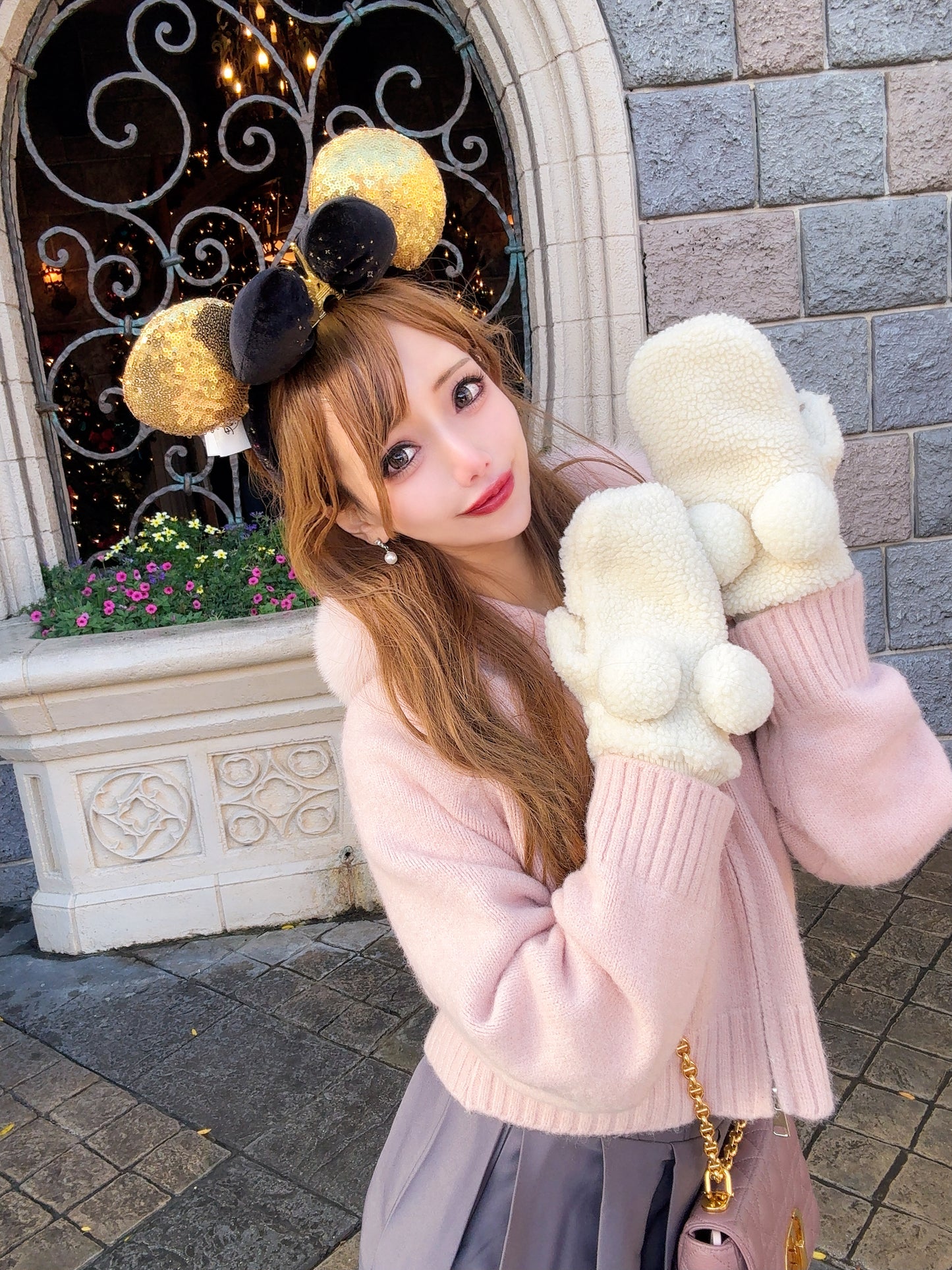 【受注販売】 Charlotte ふわふわファーニットカーディガン　10%OFF