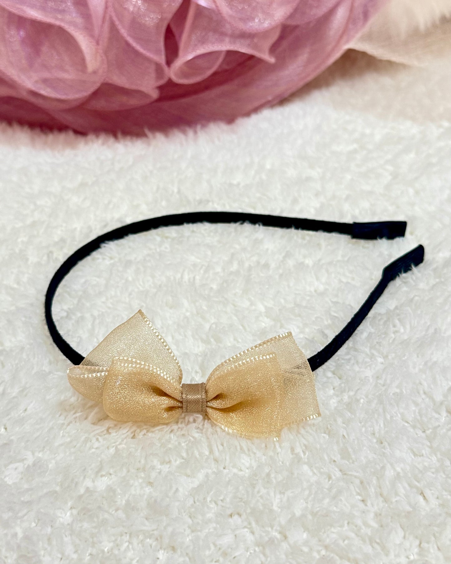 Lumièreリボンカチューシャ Ivory
