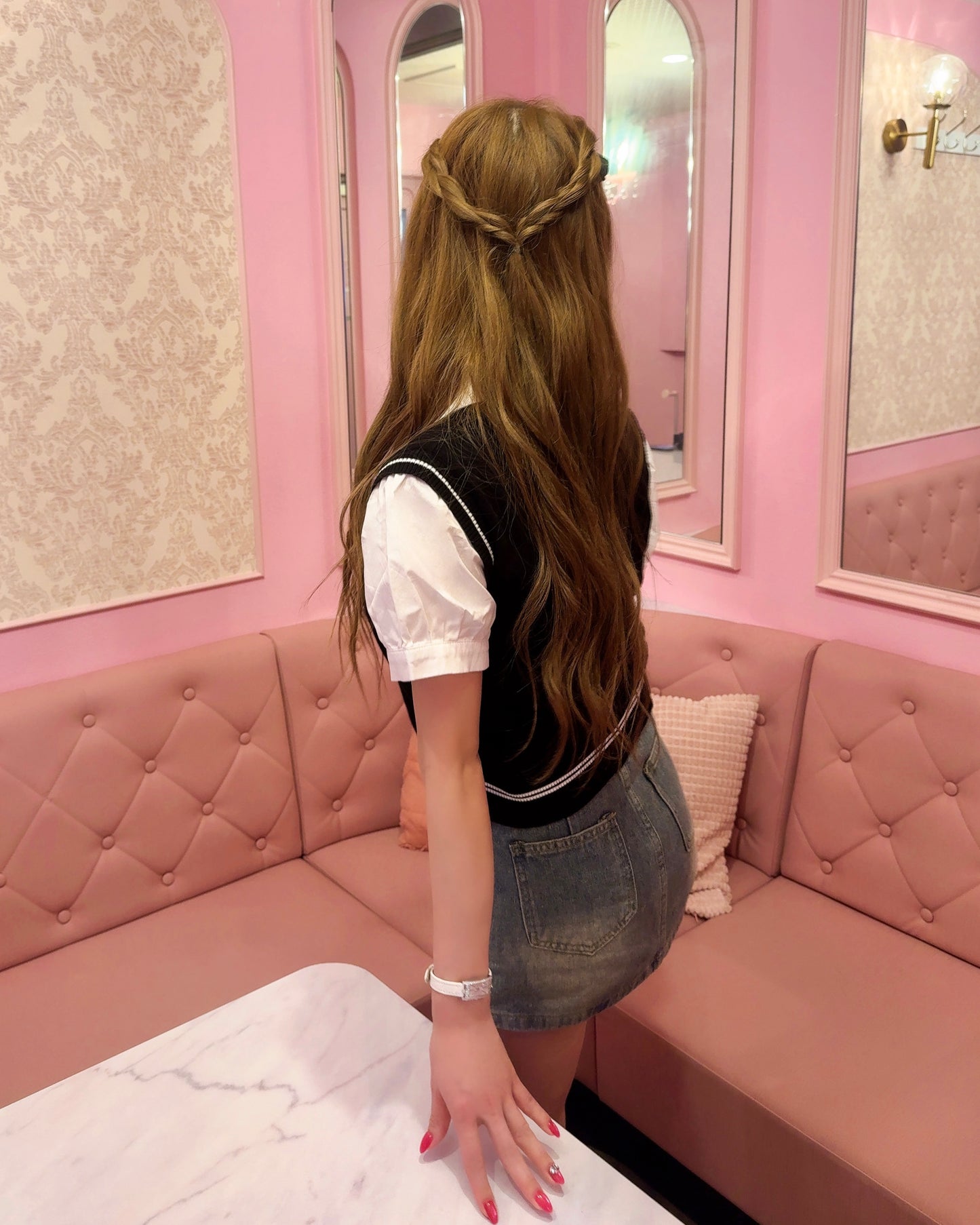 Charlotteドール襟付きニット