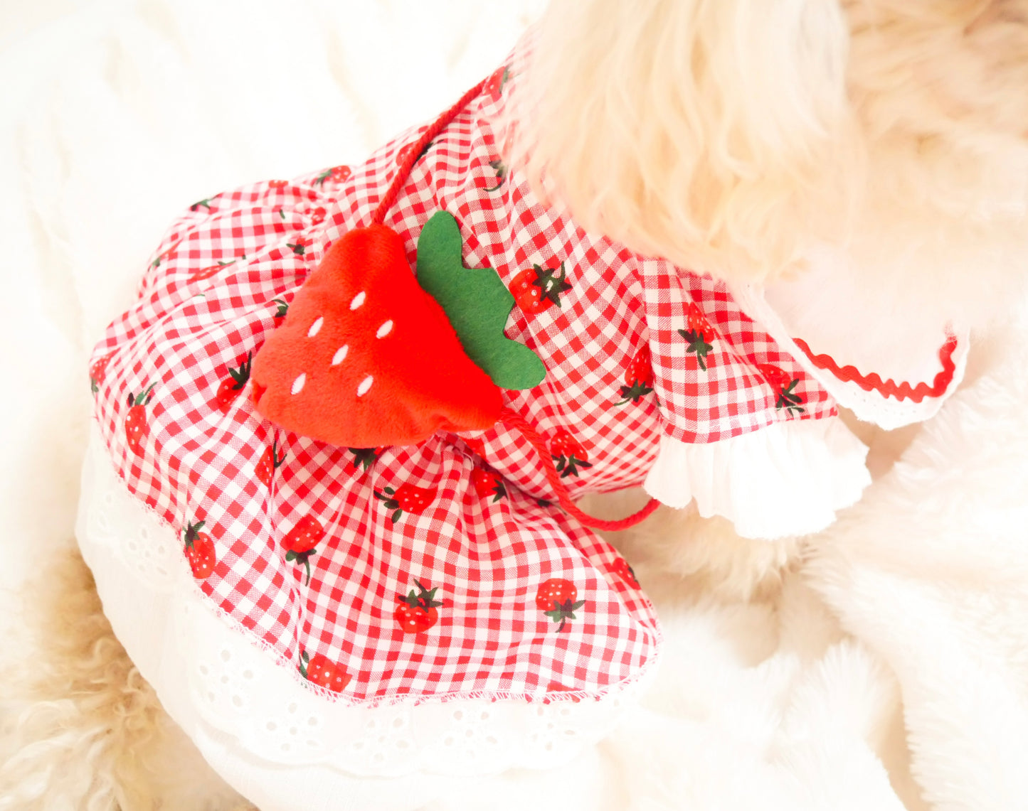 Coco いちごワンピース（red）