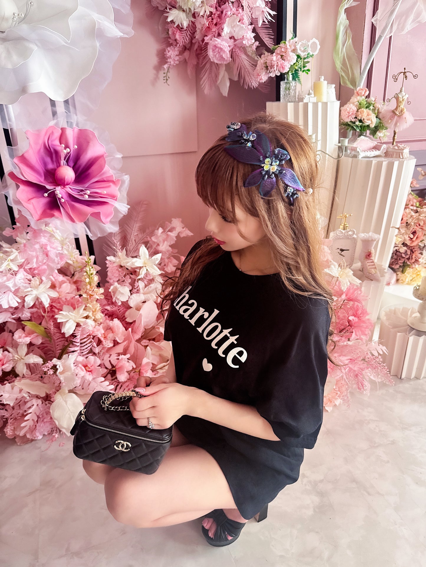 CharlotteロゴTシャツ
