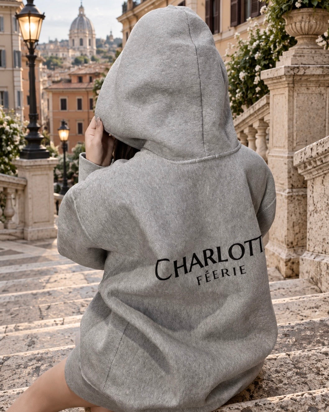 Charlotte Zip Hoodie (Gray)
