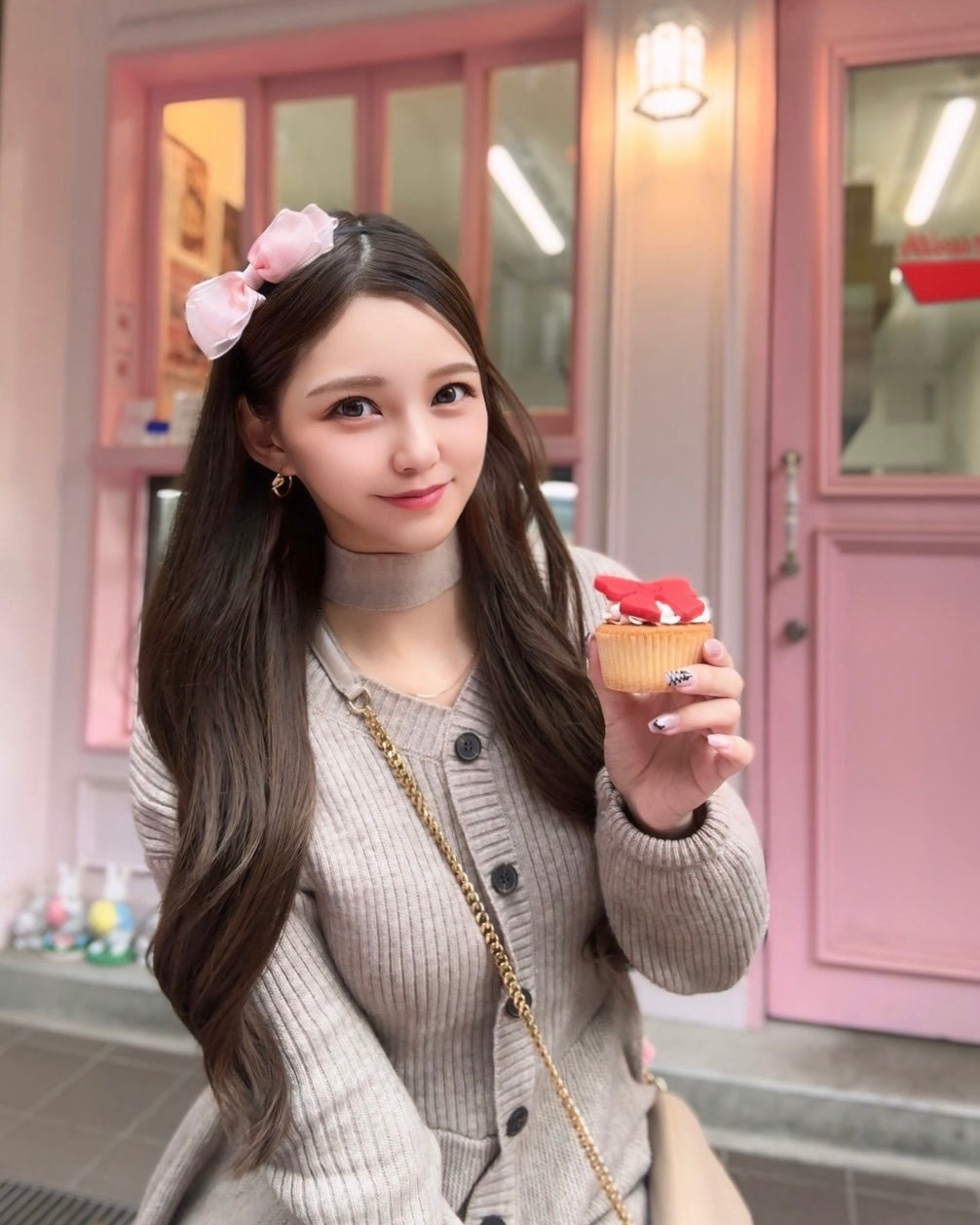 Lovely リボンカチューシャ