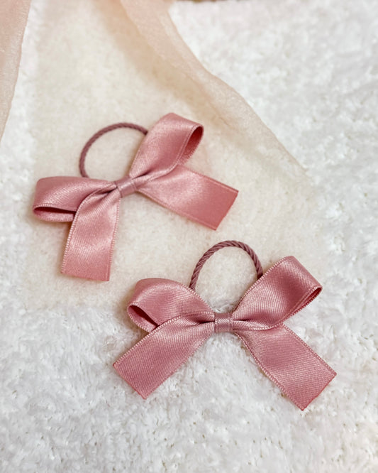 Pinkリボンヘアゴム