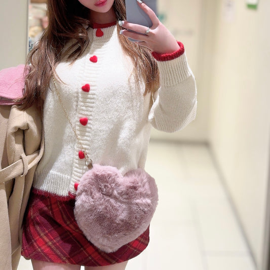 【30%OFF】Sweet ハートカーディガン