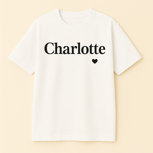 CharlotteロゴTシャツ