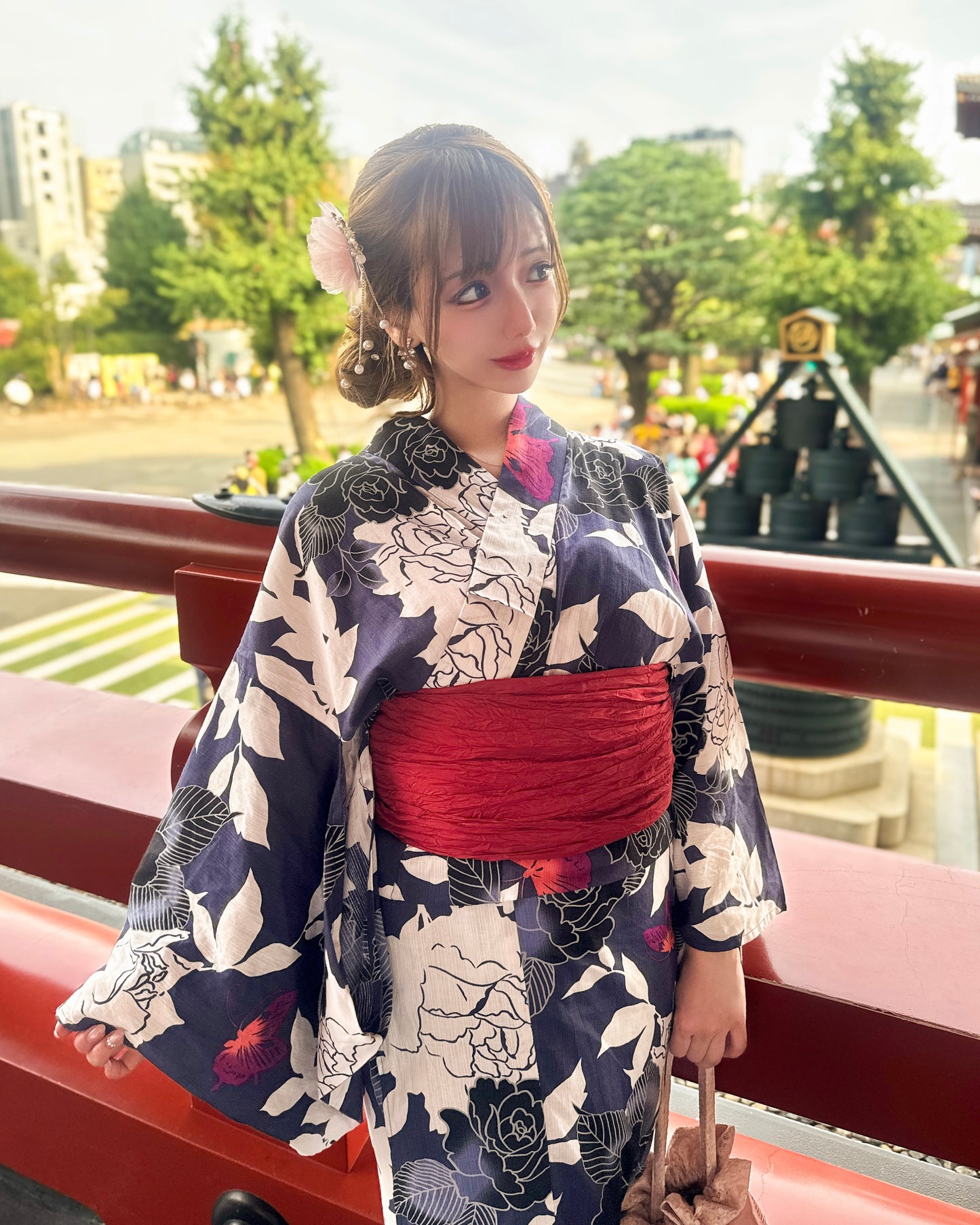 浴衣用ヘアアクセサリー（pink）