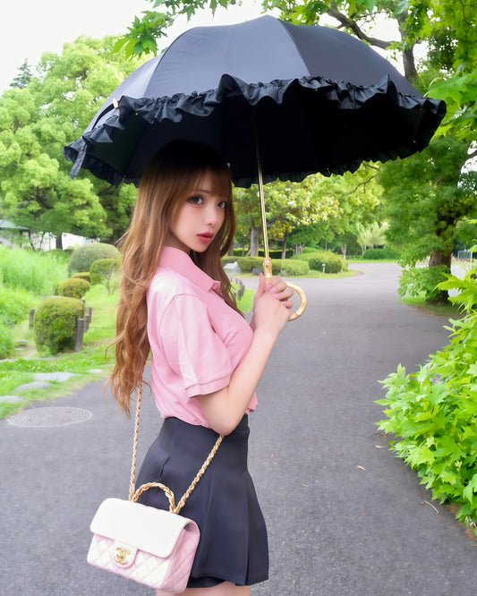 Charlotteフレンチポロシャツ（ピンク）