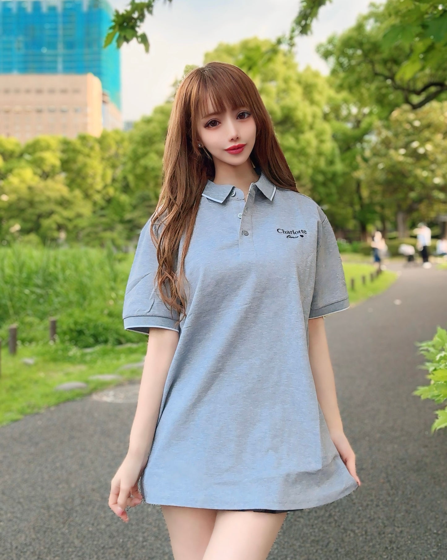 Charlotte French Polo（gray）