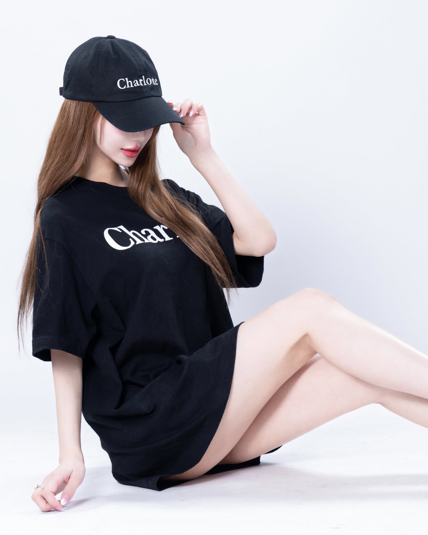 Charlotteロゴキャップ(ブラック)