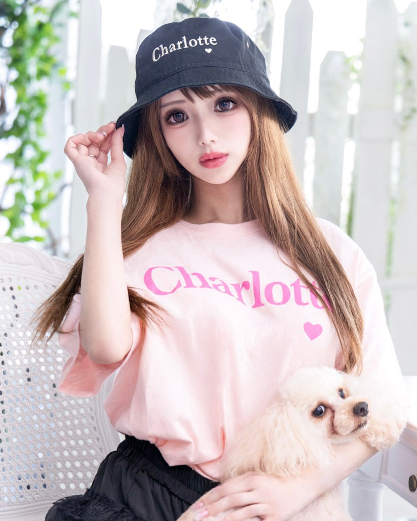 ♡70%OFF♡Charlotteロゴ バケハ(ブラック)